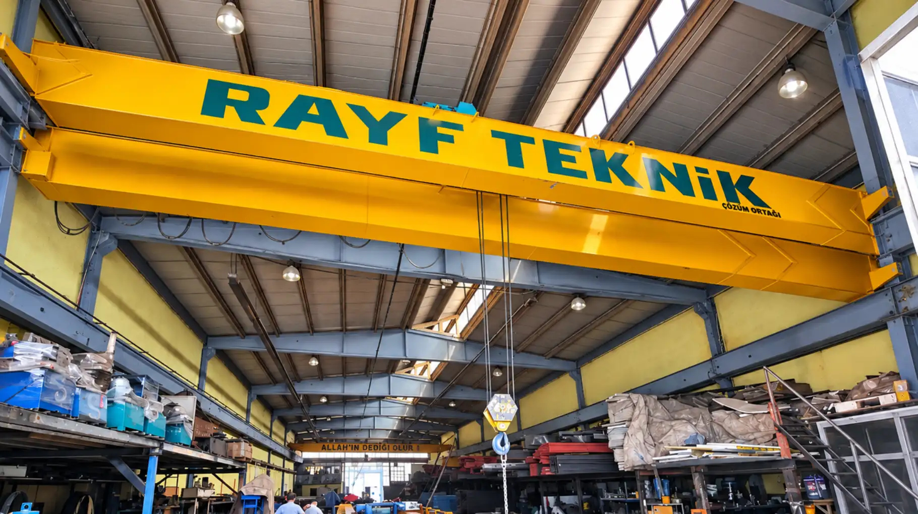 Overhead crane manufactured by Rayf Teknik for Uzbekistan