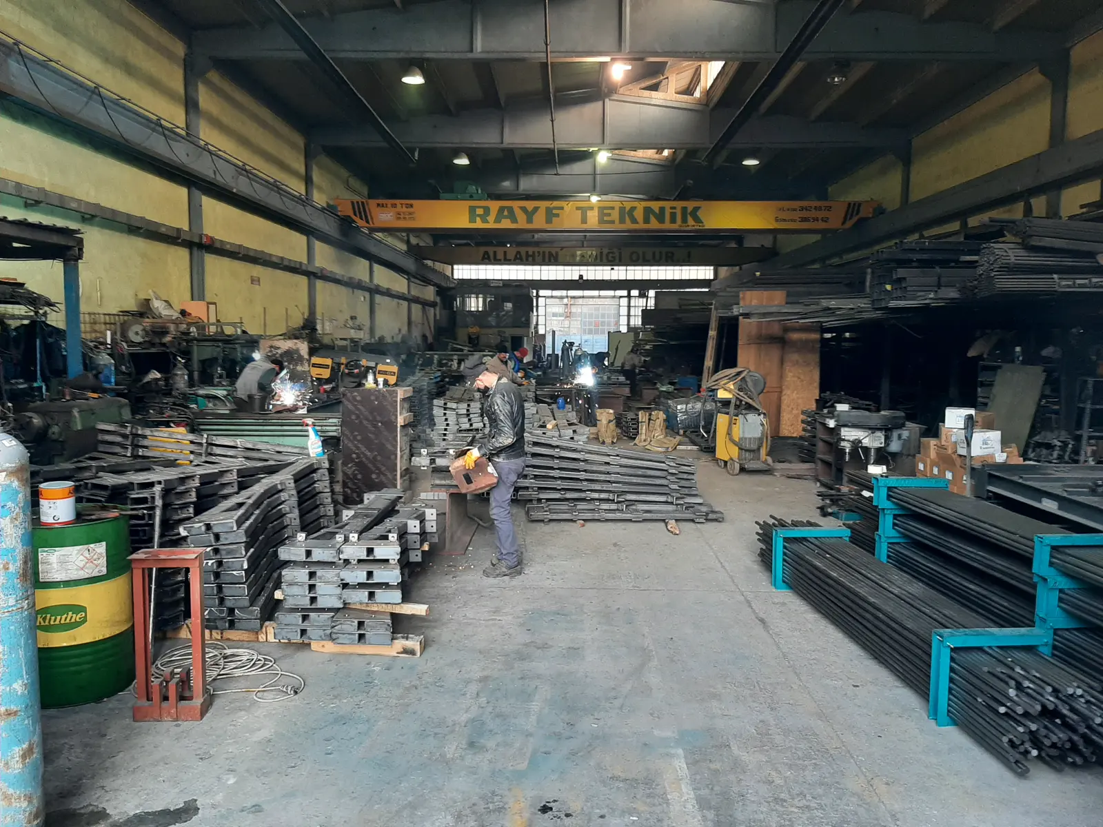 Slipform system manufacture for Turkmenistan in the Rayf Teknik workshop