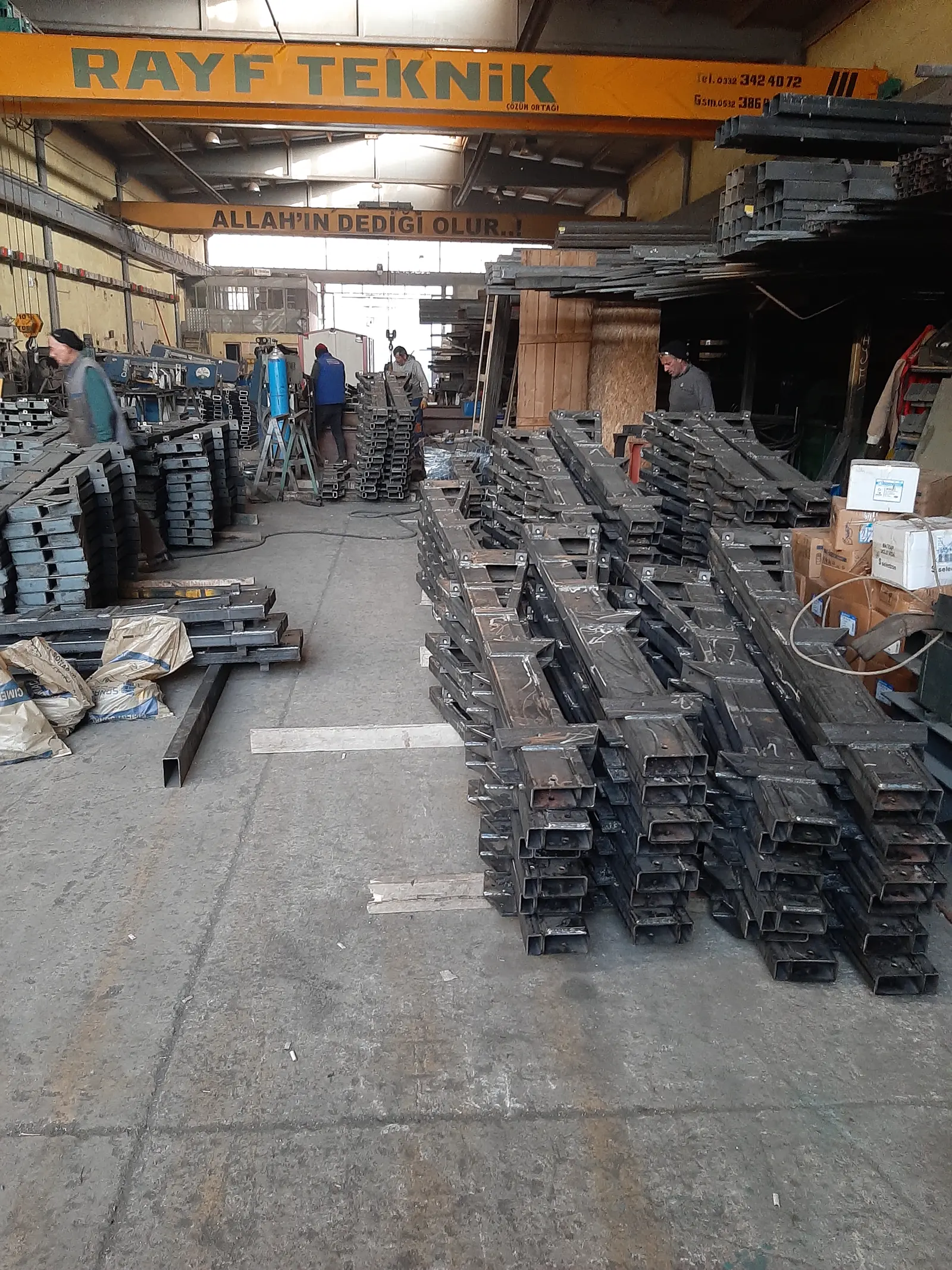 Slipform system manufacture for Turkmenistan in the Rayf Teknik workshop