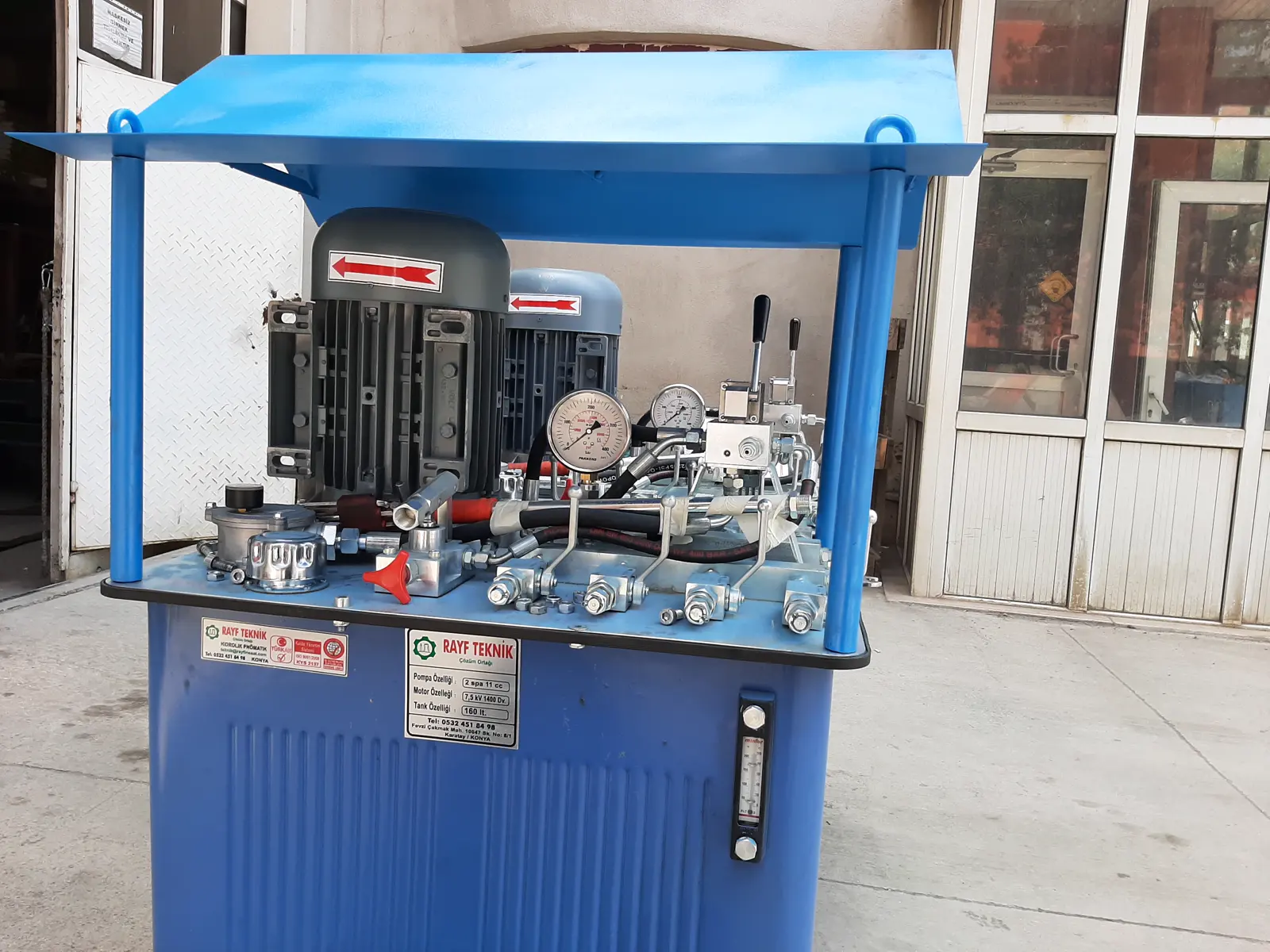 Centrale hydraulique du système de coffrage glissant pour le Turkménistan